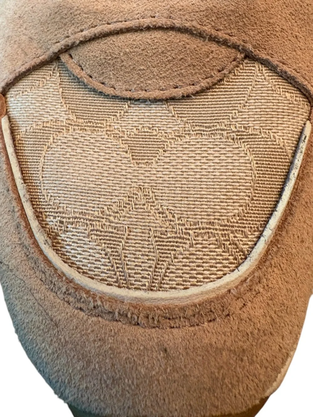 Coach Signature “C” Tan Suede and Canvas Sneakers Size 7 - Picture 10 of 10